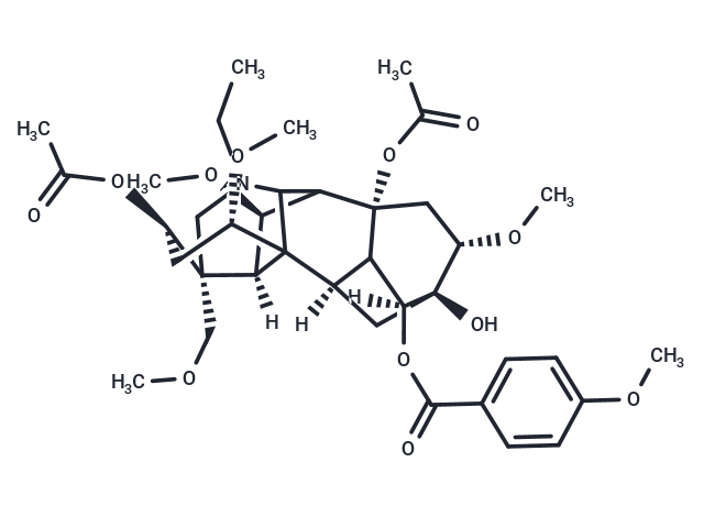 3-Acetylyunaconitine Chemical Structure