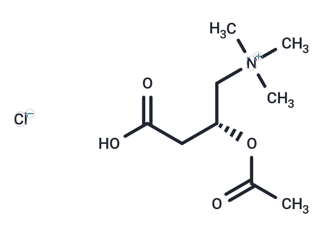 Acetyl-L-carnitine hydrochloride Chemical Structure