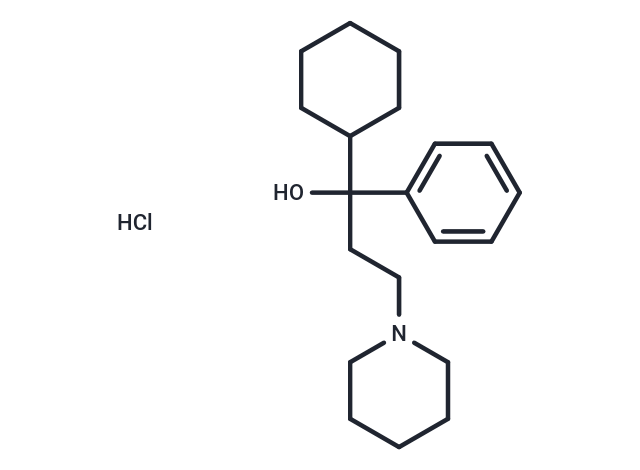TargetMol Chemical Structure Trihexyphenidyl hydrochloride