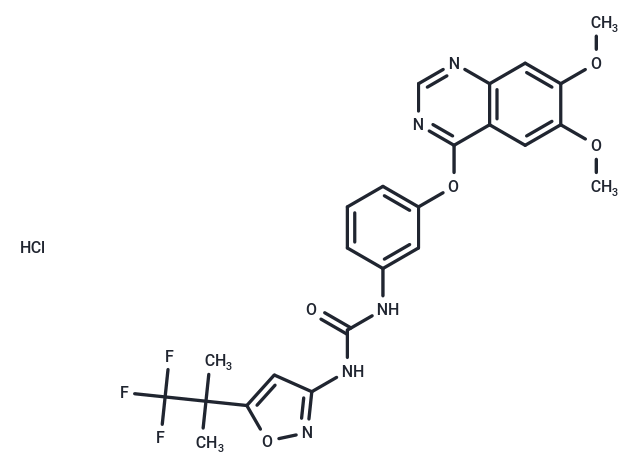 Agerafenib hydrochloride Chemical Structure