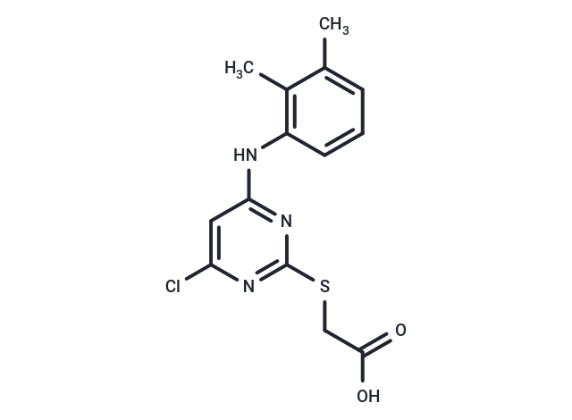 Pirinixic Acid Chemical Structure