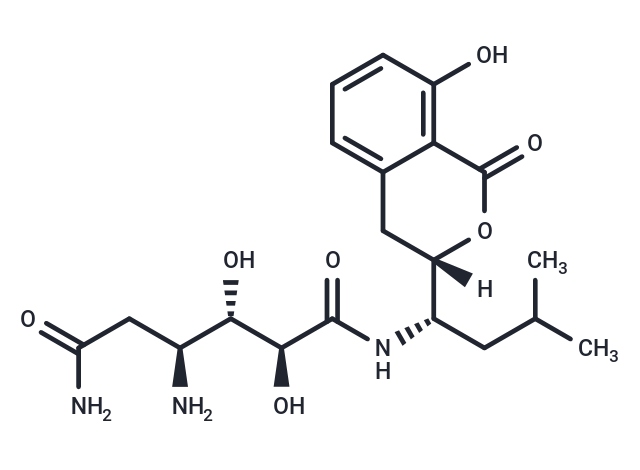 Amicoumacin A Chemical Structure
