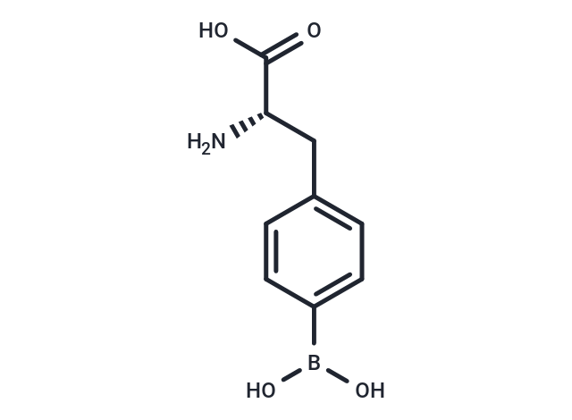 4-Borono-L-phenylalanine Chemical Structure
