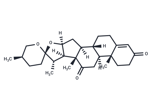 (25R)-Spirost-4-ene-3,12-dione Chemical Structure
