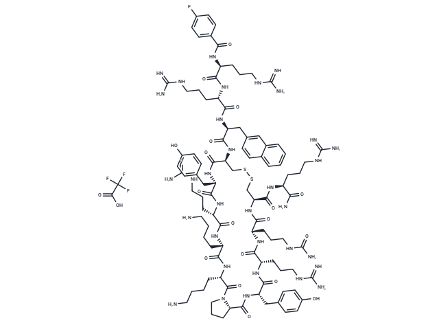 TargetMol Chemical Structure Motixafortide TFA(664334-36-5,Free)