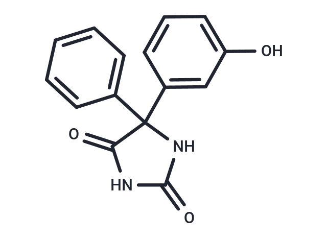 5-(3-Hydroxyphenyl)-5-phenylhydantoin Chemical Structure