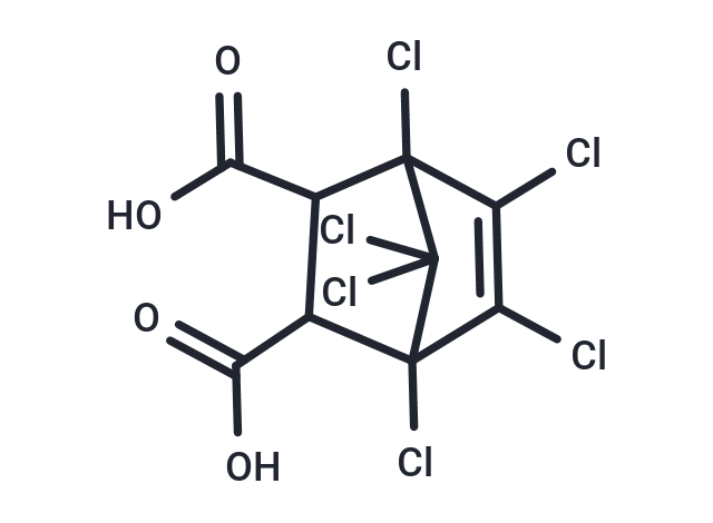 Chlorendic acid Chemical Structure