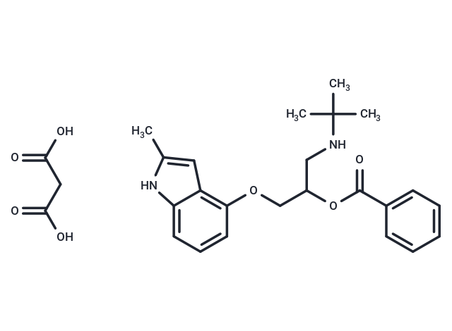 Bopindolol (malonate) Chemical Structure