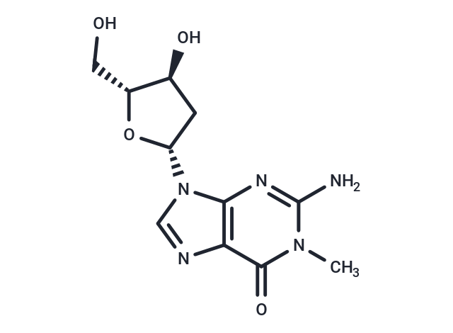 2’-Deoxy-N1-methylguanosine Chemical Structure
