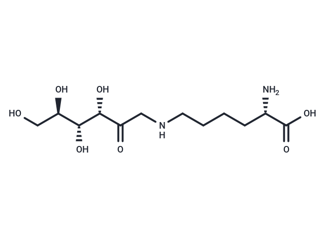 Fructosyl-lysine Chemical Structure