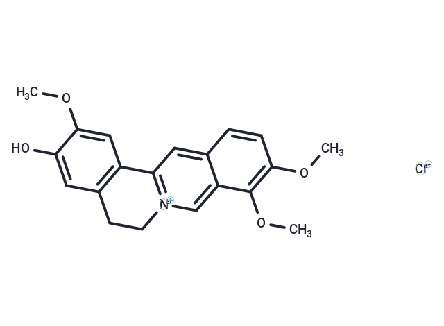 TargetMol Chemical Structure Jatrorrhizine hydrochloride