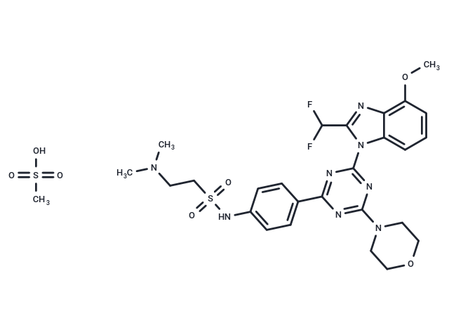PWT33597 mesylate Chemical Structure