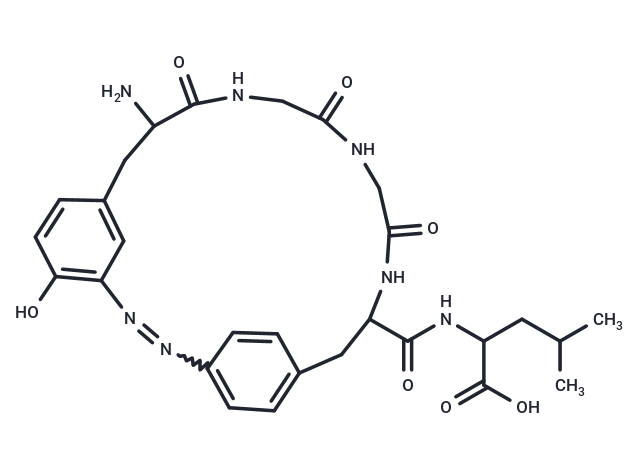 Azoenkephalin Chemical Structure