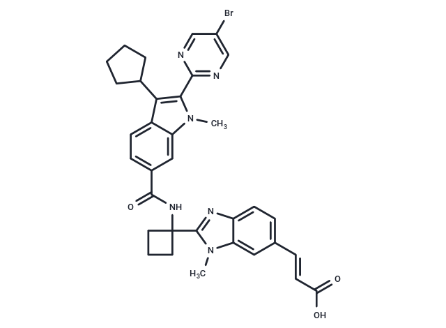 Deleobuvir Chemical Structure