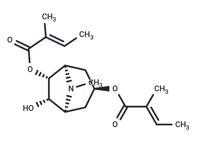 3α,6β-Ditigloyloxytropan-7β-ol Chemical Structure