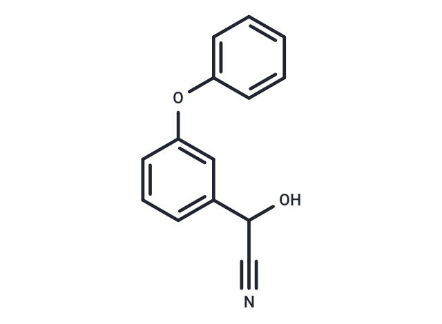 3-Phenoxybenzaldehyde cyanohydrin Chemical Structure