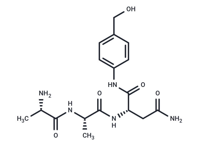 Ala-Ala-Asn-PAB Chemical Structure