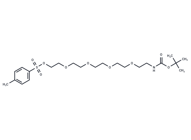 2,2-Dimethyl-4-oxo-3,8,11,14,17-pentaoxa-5-azanonadecan-19-yl 4-methylbenzenesulfonate Chemical Structure