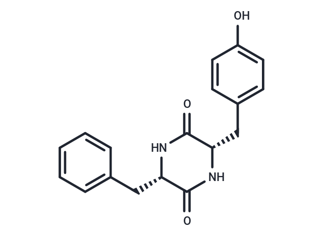 Cyclo(Tyr-Phe) Chemical Structure