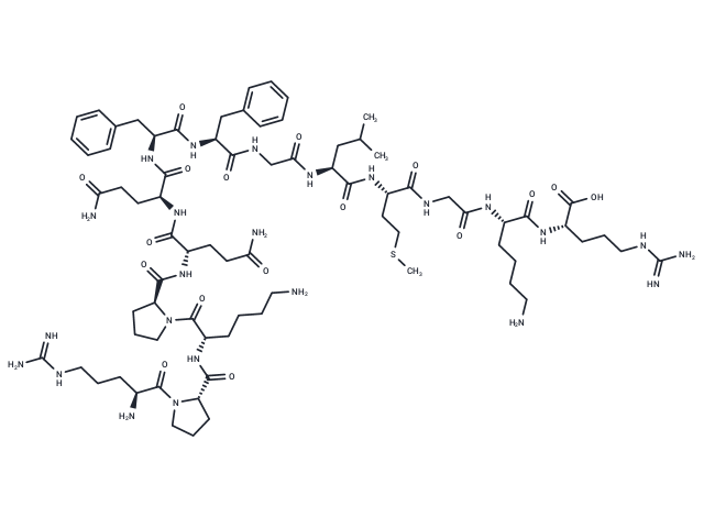 Substance P-Gly-Lys-Arg Chemical Structure