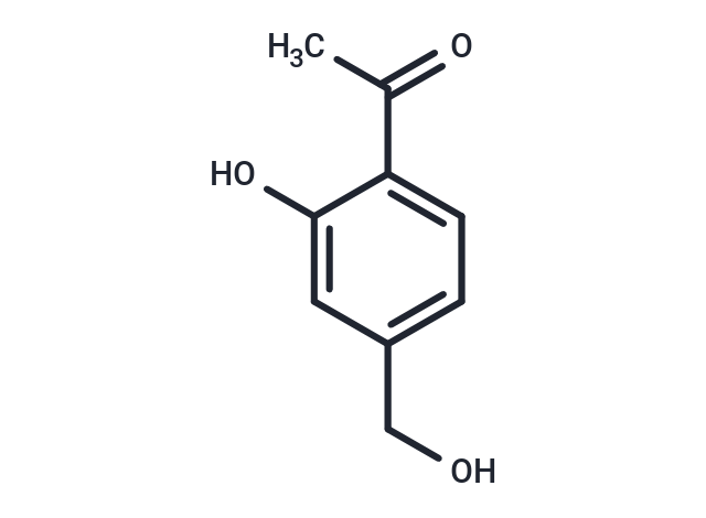 1-[2-Hydroxy-4-(hydroxymethyl)phenyl]ethanone Chemical Structure