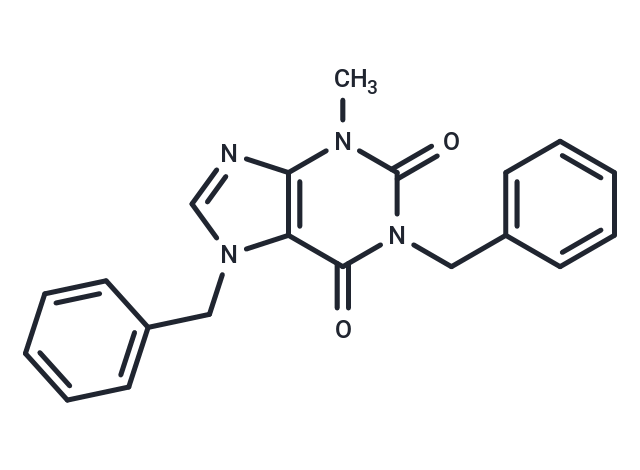 1,7-Dibenzyl-3-methylxanthine Chemical Structure