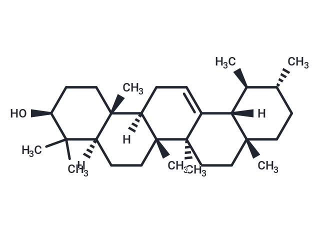 Alpha-Amyrin Chemical Structure