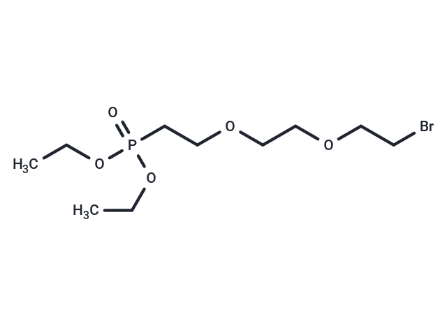 Bromo-PEG2-phosphonic acid diethyl ester Chemical Structure