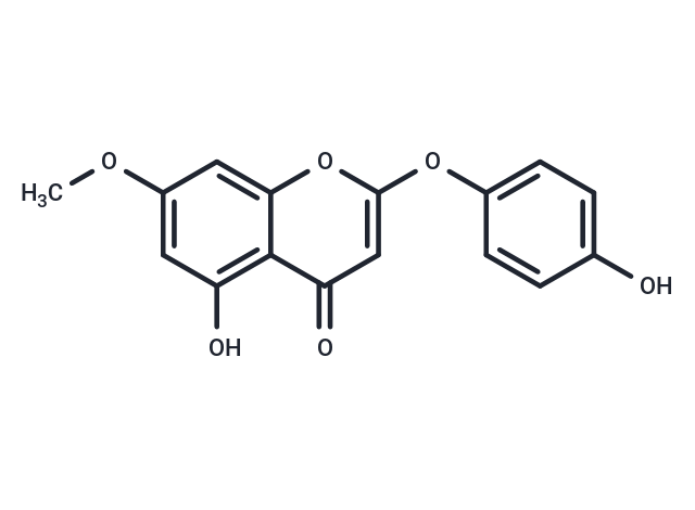 TargetMol Chemical Structure Demethoxy-7-O-methylcapillarisin