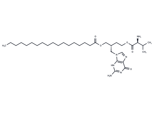 Valomaciclovir stearate Chemical Structure