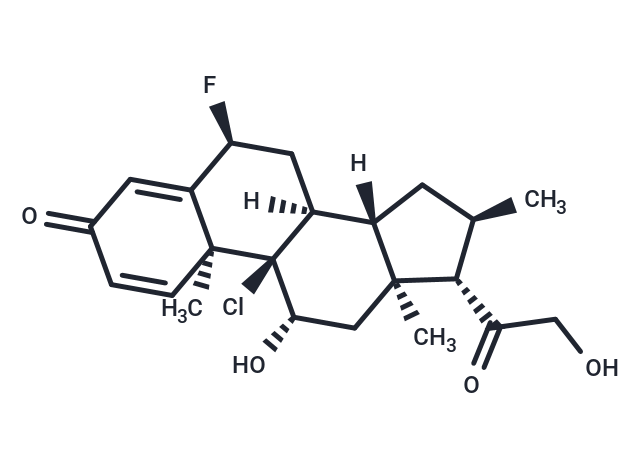 Clocortolone Chemical Structure