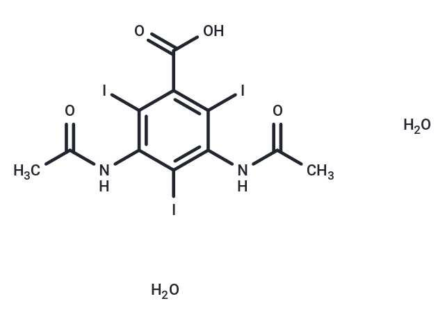 Diatrizoic Acid Dihydrate Chemical Structure