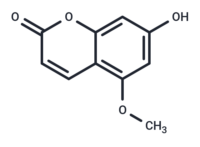 7-Hydroxy-5-methoxycoumarin Chemical Structure