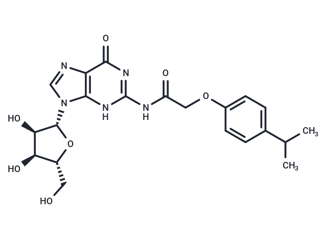 N2-(Isopropylphenoxyacetyl)guanosine Chemical Structure