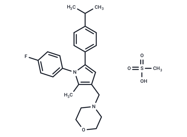 BM635 mesylate (1493762-74-5 free base) Chemical Structure
