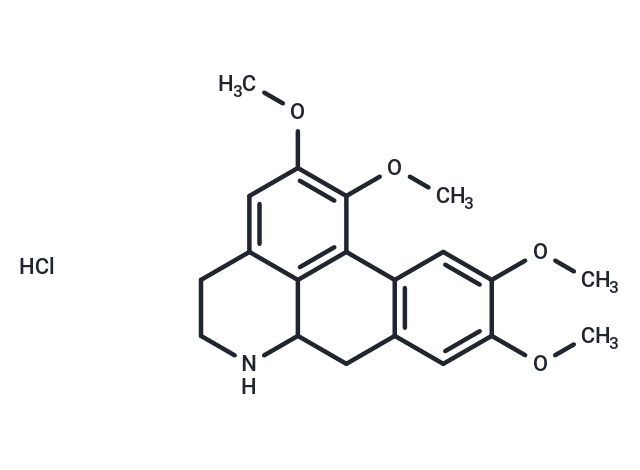 Norglaucine hydrochloride Chemical Structure