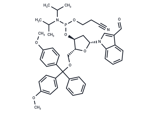 5-Formylindole-CE phosphoramidite Chemical Structure