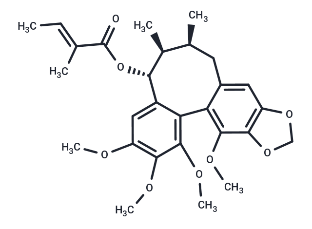 Tigloylgomisin O Chemical Structure