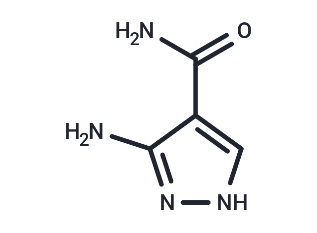 3-Amino-1H-pyrazole-4-carboxamide Chemical Structure
