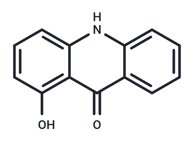 1-Hydroxyacridone Chemical Structure
