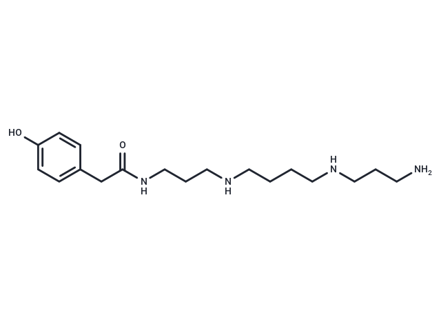 N-(4-Hydroxyphenylacetyl)spermine Chemical Structure