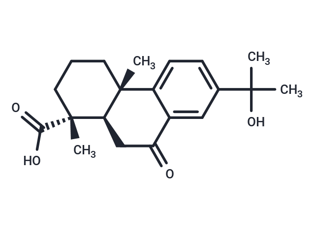 15-Hydroxy-7-oxodehydroabietic acid Chemical Structure