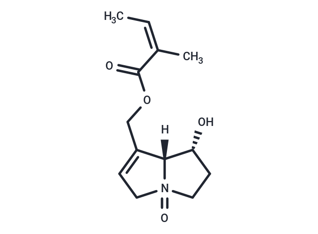 9-Angeloylretronecine N-oxide Chemical Structure