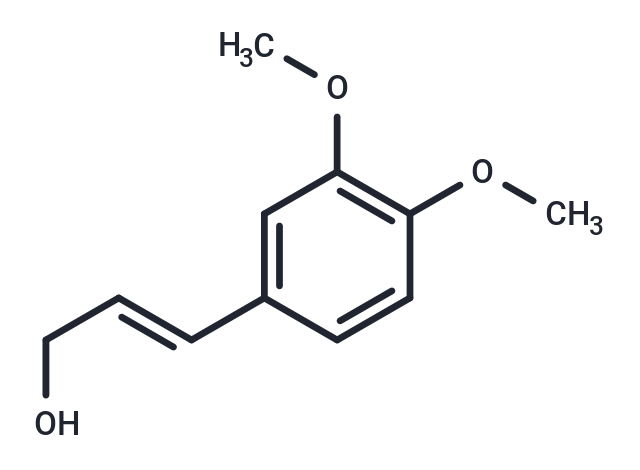 3,4-Dimethoxycinnamyl alcohol Chemical Structure