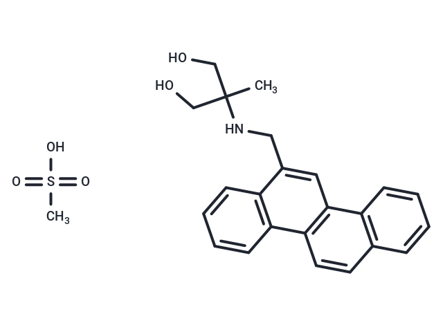 Crisnatol mesylate Chemical Structure