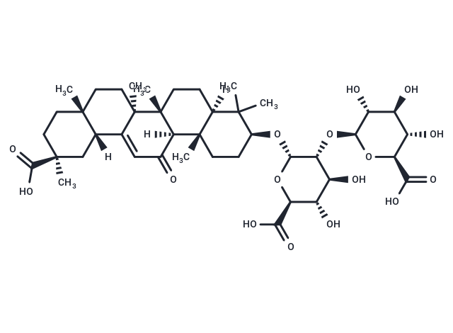 Glycyrrhizic acid Chemical Structure
