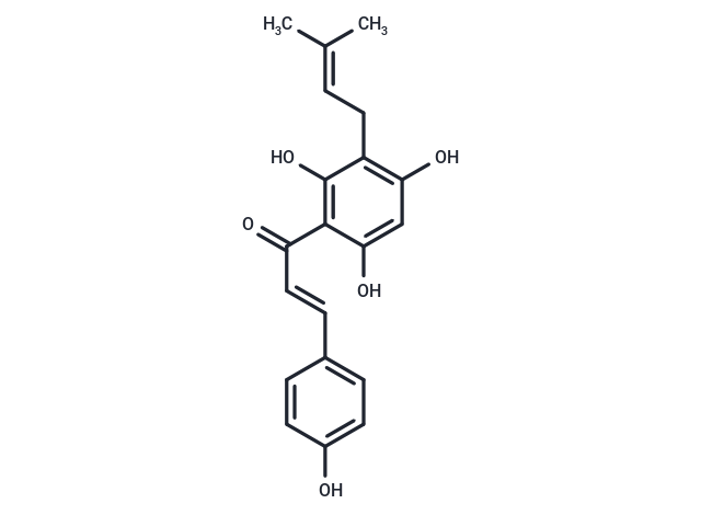 Desmethylxanthohumol Chemical Structure