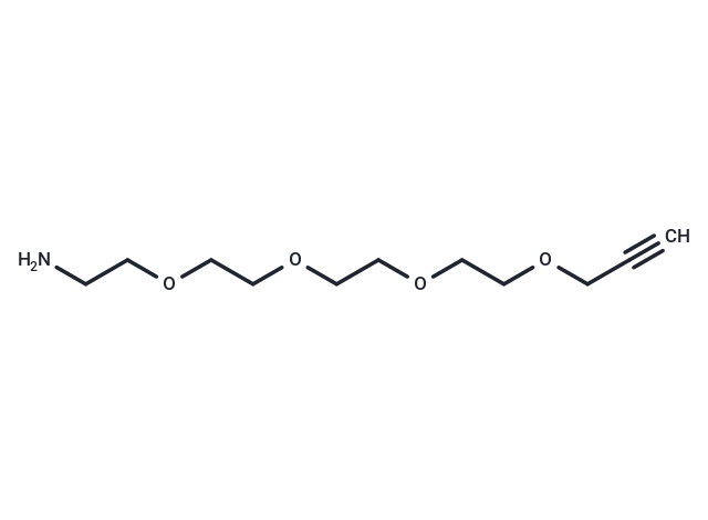 Propargyl-PEG4-amine Chemical Structure