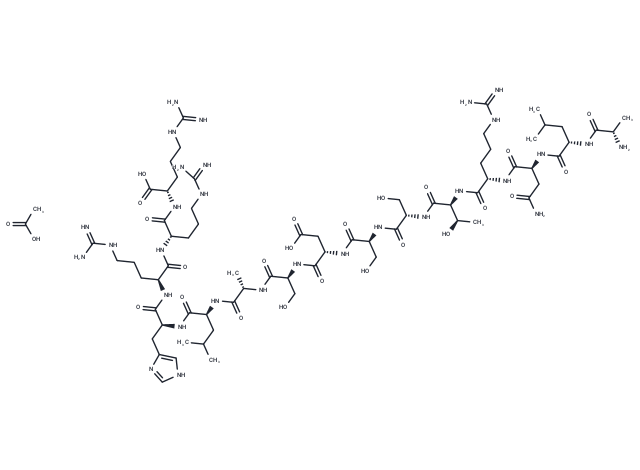 Sakamototide substrate peptide acetate Chemical Structure