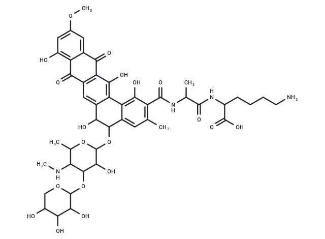 L-Lysylpradimicin A Chemical Structure